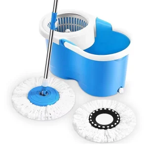 Magic Mop Spin Mop Set Small Floor Spray Bucket Microfiber Squeeze and Swivel