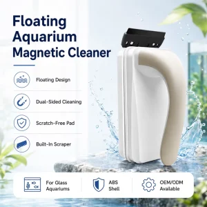 Magnetic Aquarium Glass Cleaner and Scraper for Fish Tanks, OEM/ODM
