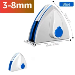 Magnetic Double-Sided Window Cleaner Brush Automatic Water Discharge Glass Window Cleaning Tool