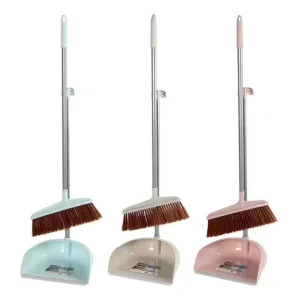 Magnetic Snap PP Broom Dustpan Set Pet-Friendly Plastic Small Dustpan