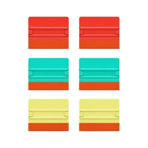 Magnetic Square Velvet Squeegee for Automotive Color Change Film Installation