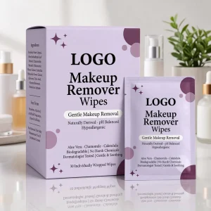 Makeup Remover Cleansing Face Wipes Daily Cleansing Facial Towelettes to Remove Waterproof Makeup
