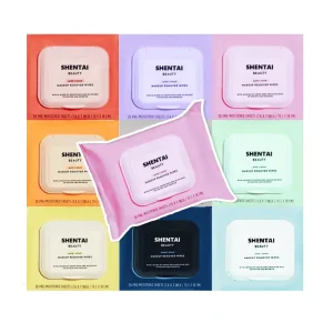 Makeup Remover Cleansing Face Wipes Daily Cleansing Facial Towelettes to Remove Waterproof Makeup