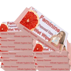 Makeup Remover Face Wipes Custom Logo Biodegradable Organic PH Balance Feminine Hygiene Cleansing Alcohol Free Wipes