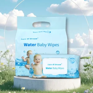 Makeup Remover Water Wipes Gentle Cleansing Face Wipes for Sensitive Skin Vegan Cruelty Free