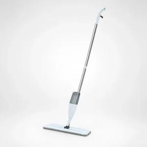 Manual 360-Degree Rotating Stainless Steel Microfiber Wet/Dry Spray Mop with Self-Wringer