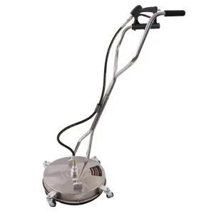 Manual Adjustable-Angle High-Pressure Floor Scrubber with Nozzle for Garden and Surface Cleaning