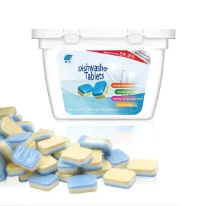 Manual Dishwasher Tablet Automatic Detergent Eco Friendly Disposable Solid Effervescent Cleaning Sheet Cube