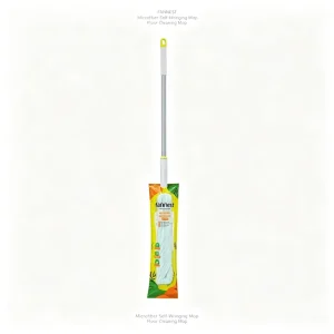 Manual Hand Wring Mop Dustproof Design 133cm Spray Coated Iron Pole PP Copolymer Plastic Floor Cleaning Mop For Household