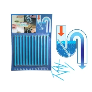 Manual Mini Plunger Drain Pipe Cleaner for Sinks, Grease, and Toilets