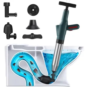 Manual Pneumatic Toilet Plunger High-Pressure Air Drain Blaster