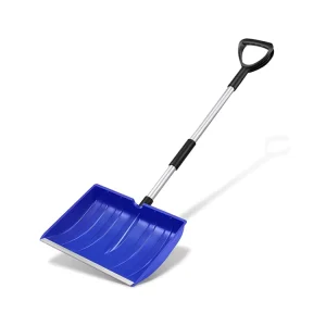 Manual Snow Shovel PP Scoop Grain Storing Detachable Telescopic Plastic Pusher Hand Trowel Farming Tool
