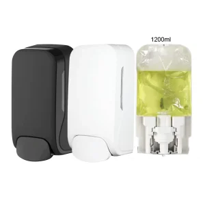 Manual Soap Dispenser 1200ml Touch Soap Wall Mounted Dispenser Plastic Hand Sanitizer Anti Corrosion Dispenser