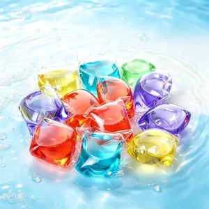 Manufacturer 8g Single-Chamber Laundry Pods Multi-Color Detergent Capsules High Concentration