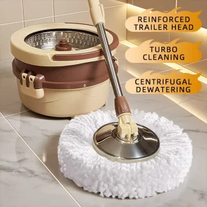 Manufacturer Best Seller Modern 360 Degree Rotation Magic Mop with Bucket Household Round Mop Cleaning Mop Set
