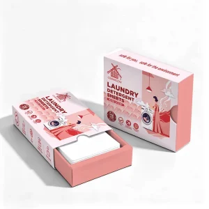 Manufacturer Biodegradable Organic Enzyme Laundry Tablets Travel Eco Friendly Natural Detergent Laundry Sheets