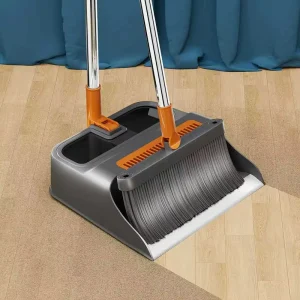 Manufacturer Custom Folding Broom Set 2-in-1 Office Rotating Dustpan
