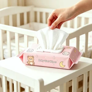 Manufacturer Custom Logo Alcohol Free Pure Water Eco Friendly Non Woven Cleansing Baby Wipes
