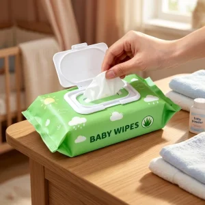 Manufacturer Custom Logo Alcohol Free Pure Water Eco-Friendly Non-Woven Gentle Cleansing Wet Wipes