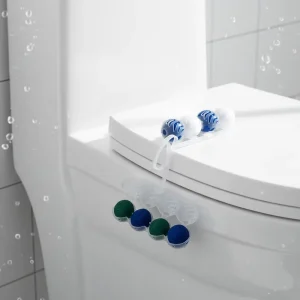 Manufacturer Customizable Solid WC Cleaner Balls Toilet Hanging Air Freshener Flower Fragrance