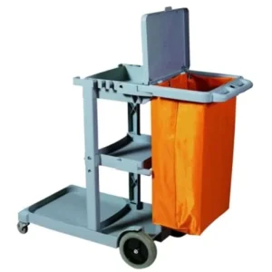 Manufacturer Customized Commercial Multifunctional Eco friendly Hotel Cleaning Cart 550 lb Capacity 4 Wheel Design Cleaning