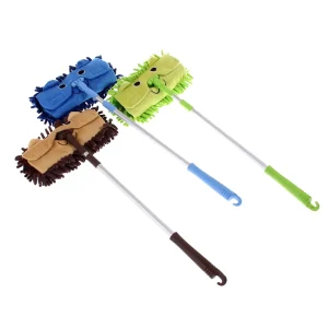 Manufacturer Direct Sales Children’s Toy Three-piece Broom Dustpan Mop Set with Extendable Handle Sustainable Mini Broom