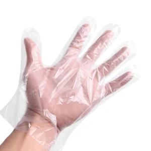 Manufacturer Disposable PE Plastic Gloves Transparent Waterproof for Kitchen Use