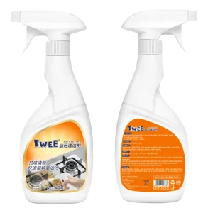 Manufacturer Eco-Friendly Kitchen Spray Degreaser and Oil Stain Cleaner, ISO9001 Certified, Customizable Packaging