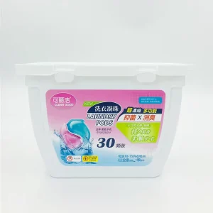Manufacturer Eco-Friendly Laundry Detergent Disposable Soap Beads Gel-Shaped Washing Pods