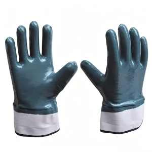 Manufacturer Firm Grip Assembly Puncture Resistant Daily Working Nitrile Coated Gloves Anti slip Anti Oil Breathable