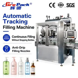 Manufacturer Fully Automatic High-Precision Linear Tracking Liquid Filling Machine for Shampoo, Dishwashing Liquid, and Laundry Detergent