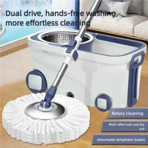 Manufacturer High Quality OEM Mop Household Cleaning Spin Mop and Bucket Set with Wheels