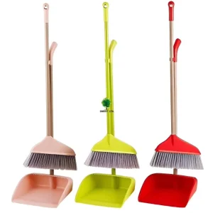 Manufacturer Household Cleaning Set Long Handle Dustpan and PET Broom