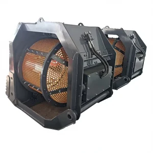 Manufacturer Hydraulic Sieve Bucket Carbon Steel Customizable Size 1 Year Warranty Convenient Excavator Ballast