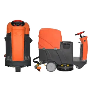 Manufacturer Industrial Electric Automatic Wet and Dry Ride-On Floor Sweeper