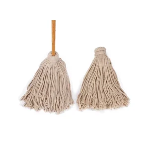 Manufacturer Mop with Stick Recycled Cotton Yarn Wooden Stick Mop