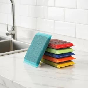 Manufacturer Multiple Colors Kitchen Cleaning Sponges and Scouring Pads