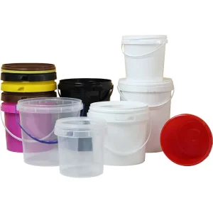 Manufacturer Plastic Bucket Custom Food Grade Pail Food Plastic Bucket with Handle and Lids