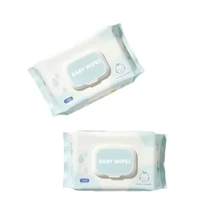 Manufacturer Supply High Quality Printed Tissue Paper Cooling Wipes Flushable Wet Wipes Water Tissue Daipers for Baby Daily Care