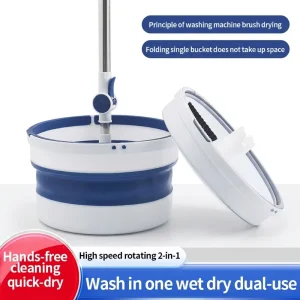 Manufacturer Ultra fine Fiber Flat Mop Cleaning Floor Mop Commercial Bucket Type Mop Bucket Set