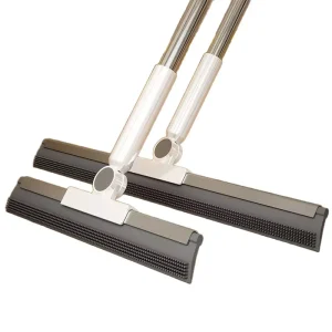 Manufacturer direct Drop Shipping Magic Broom Squeegee Wet and dry Floor Scrubber Stainless Steel Soft Silicone Floor Scraper