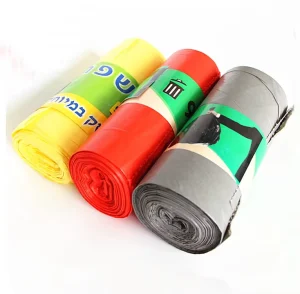 Manufacturers Eco Friendly Heavy Duty Flat Top Disposable PE Plastic Recycled Plastic Rubbish Waste Garbage Trash Bag