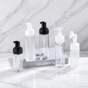 Manufacturer’s Stock 100ml 150ml Glass Foaming Bottle Mousse Foam Bottle Hand Sanitizer Bottle OEM Skin Care Cream Bottle