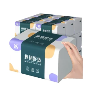 Manufacturing Custom Logo Unbleached Extra Soft High Quality Disposable Facial Tissue