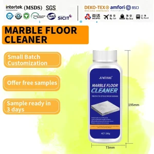 Marble Floor Cleaner Powder Natural Stone Cleaning Powder Glass Powder Stain Remover and Polish 500g