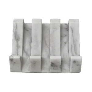 Marble Pattern Resin Self-Draining Soap Dish and Tray