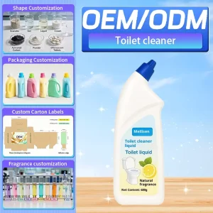 Marine Scent WC Gel Toilet Cleaner Anti-Limescale Thick Formula Stain Remover