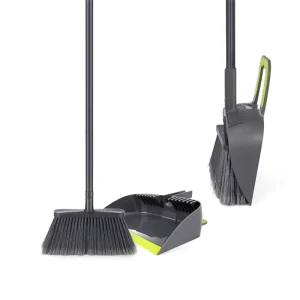Masthome Manufacturer Basic Plastic Series Brooms & Dustpans Household Floor Sweeper Cleaning Tool Plastic Broom and Dustpan Set