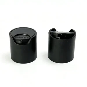 Matte Black 24 410 28 410 PP Plastic Screw On Lid with Flip Top Closure Custom Color Leak Proof Eco Friendly for Bottles