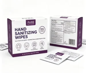 Medical Sterile Antibacterial Wipes Individually Wrapped Alcohol Pads